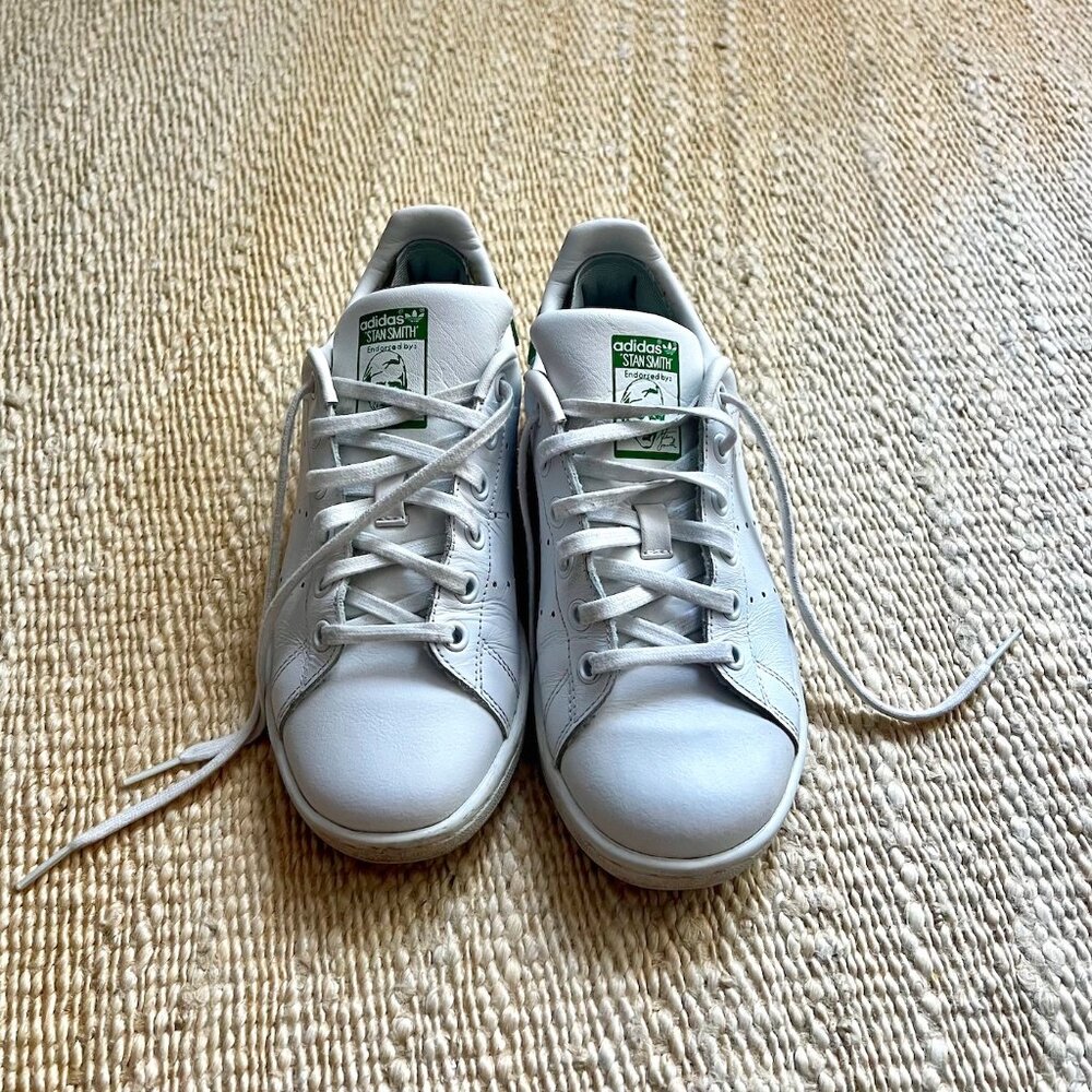 Adidas Stan Smith Shoes (White / Green)
